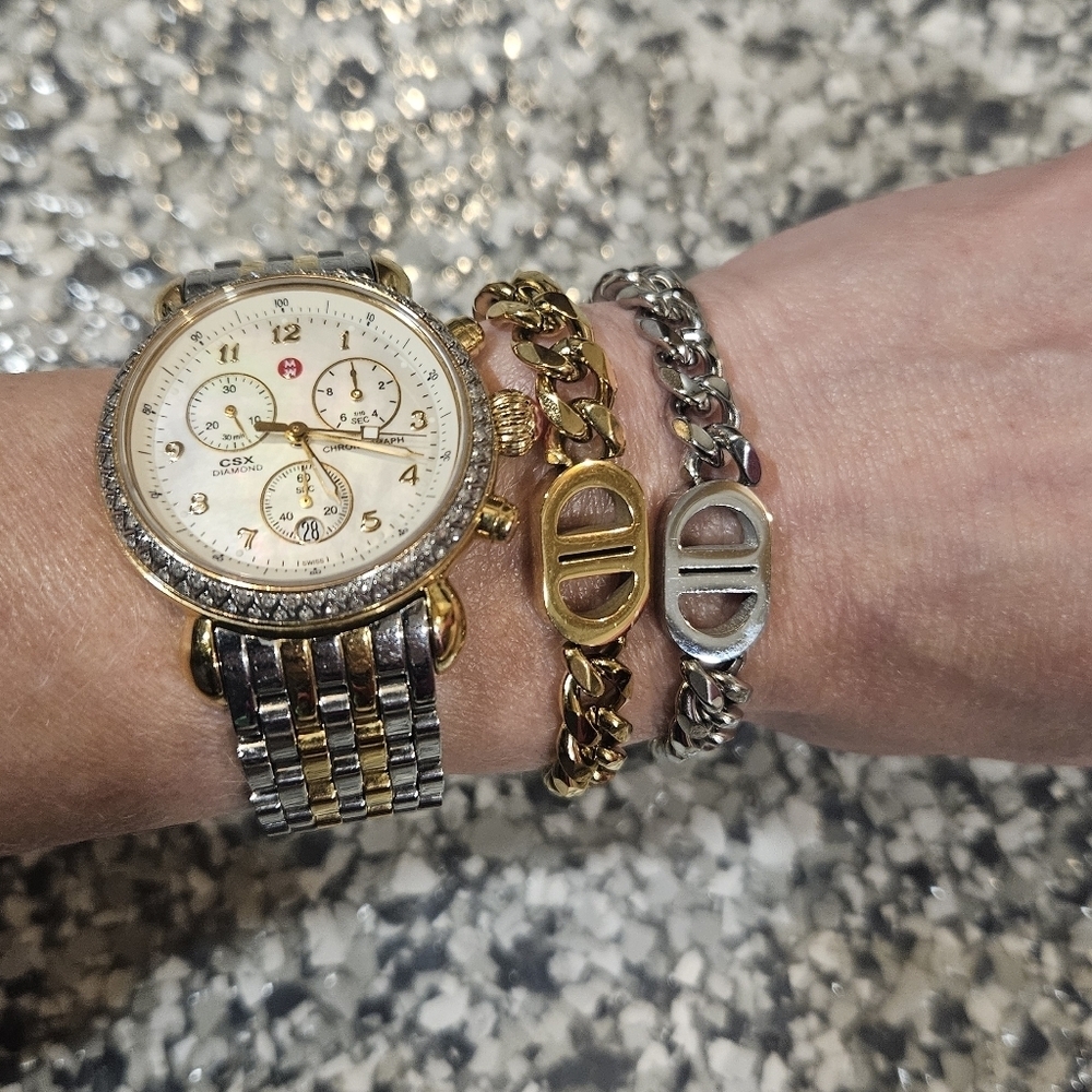NEW Stainless Steel Cuban Chunky Chain Bracelet